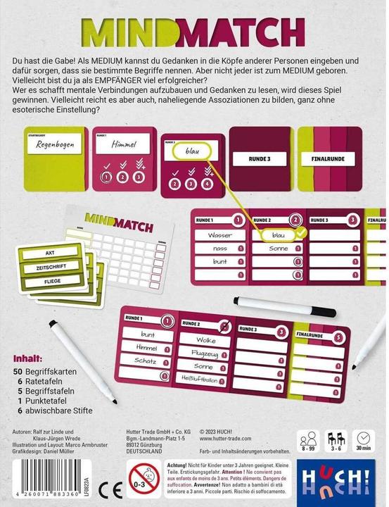 Actual product image Mindmatch (d) (German, 3 - 6 Players)