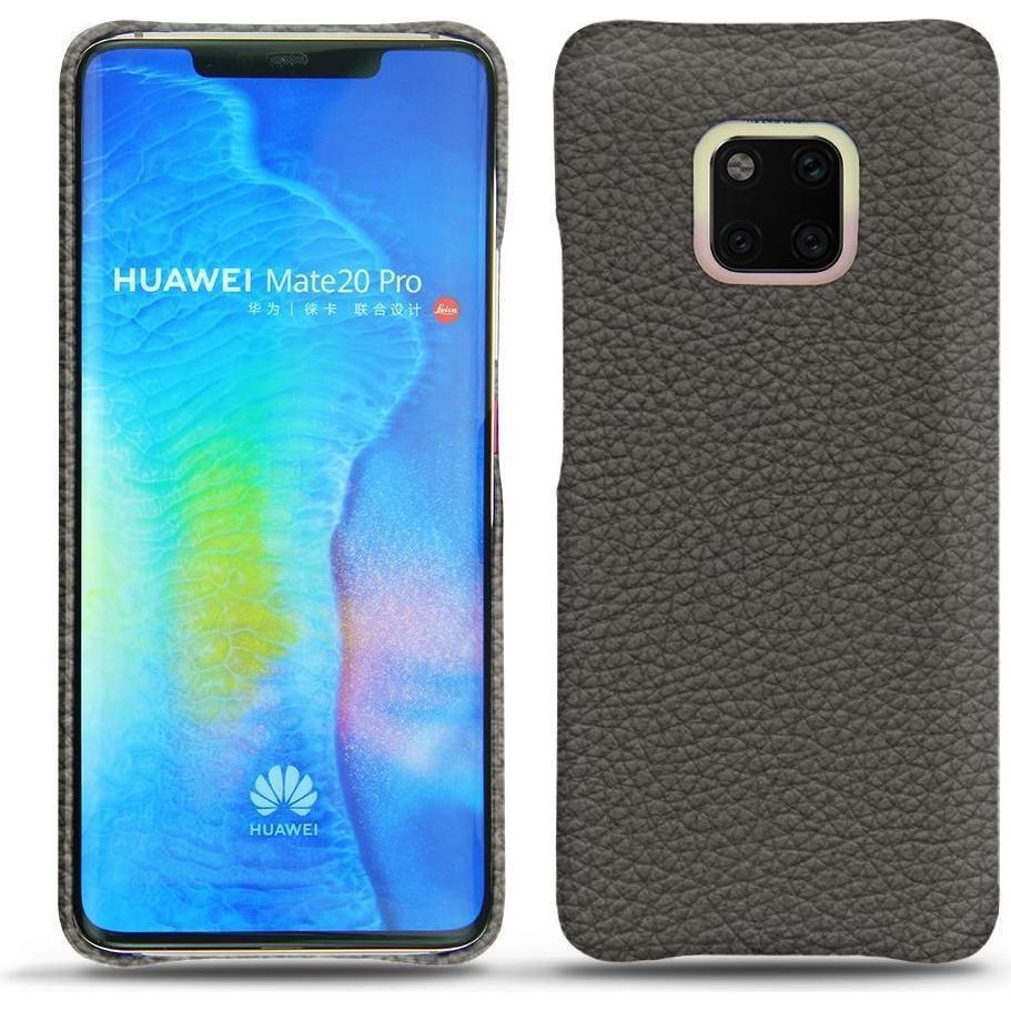 Thumbnail - Noreve Lederschutzhülle (Huawei Mate 20 Pro), Smartphone Hülle, Grau