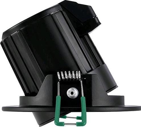 Produktbild Sylvania LED Einbaustrahler IP65 6W CCTschwarz 230V, Abstr 50, schwenkbar, dimmbar (870 lm)