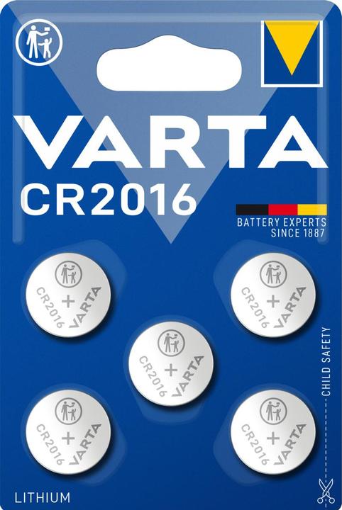 Produktbild Varta Electronics (5 Stk., CR2016, 87 mAh)