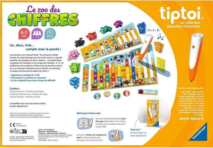 Actual product image tiptoi The zoo of numbers (French)