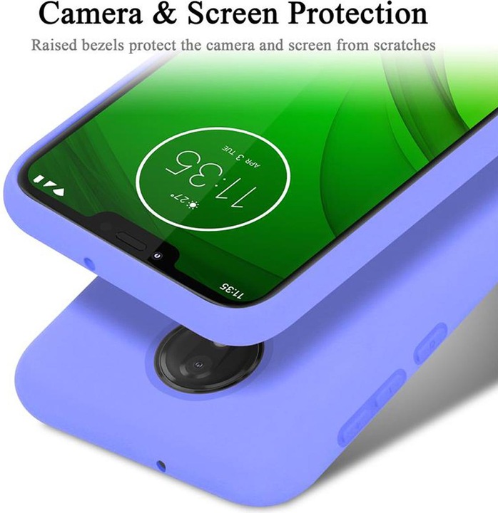 Produktbild Cadorabo TPU Liquid Silicone Case Cover (Motorola Moto G7 Power)