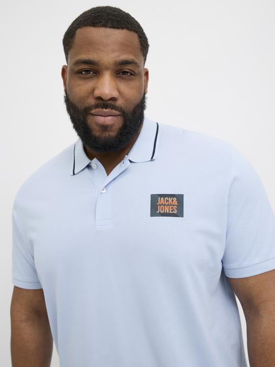 Actual product image Jack & Jones Plus Size Gedruckt Poloshirt Poloshirt (4XL)