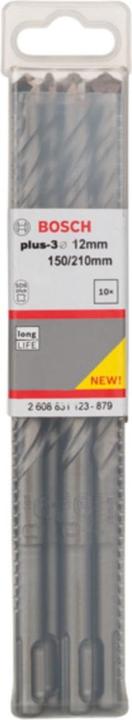 Immagine prodotto Bosch Hausgeräte Hammerbohrer plus-3 12x150x210mm 10 Stk. (12 millimetri)