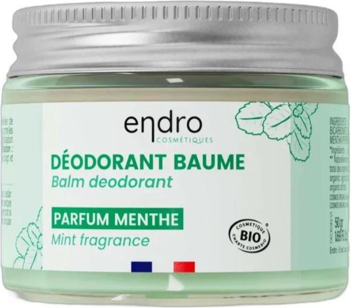 Actual product image Endro Cosmétiques Deodorant natürlich Minze inklusive Spachtel 50 ml (Crème, 50 ml)
