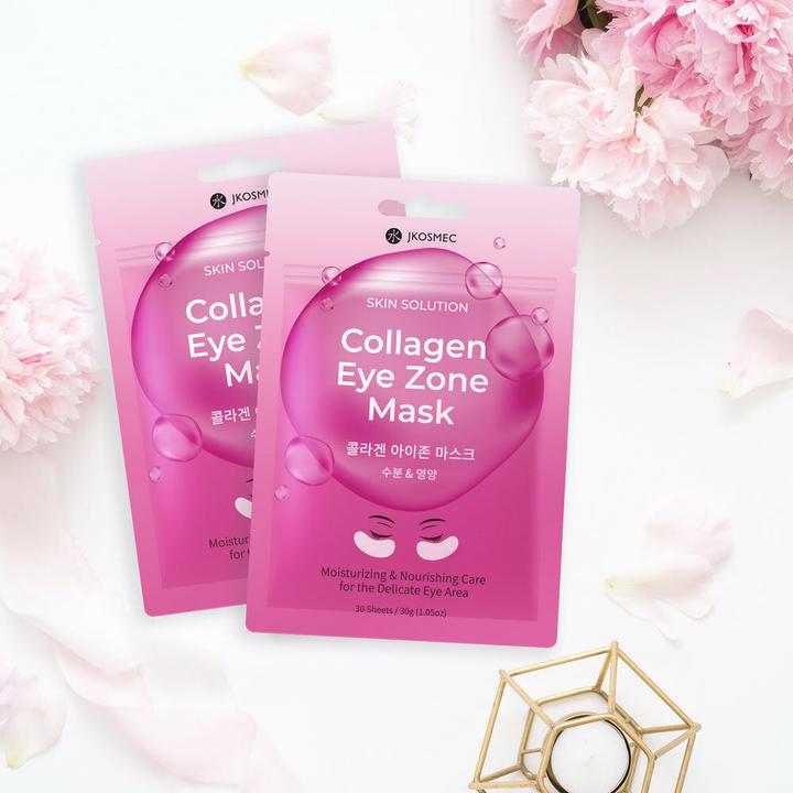 Actual product image JKosmec Skin Solution Collagen Eye Zone Mask 30ea