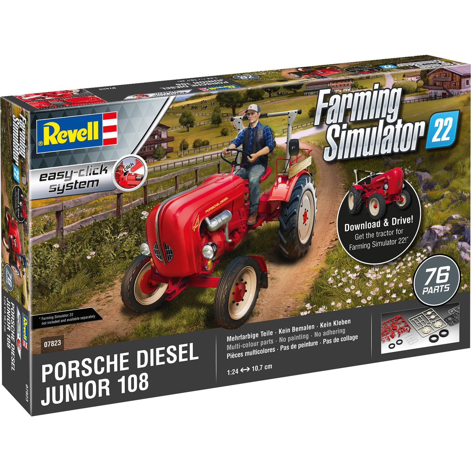 Thumbnail - Revell 1:24 Porsche Junior 108 - Farming Simulator Edition