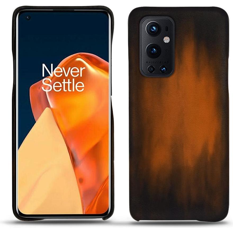 Noreve Lederschutzhülle (OnePlus 9 Pro), Smartphone Hülle, Braun