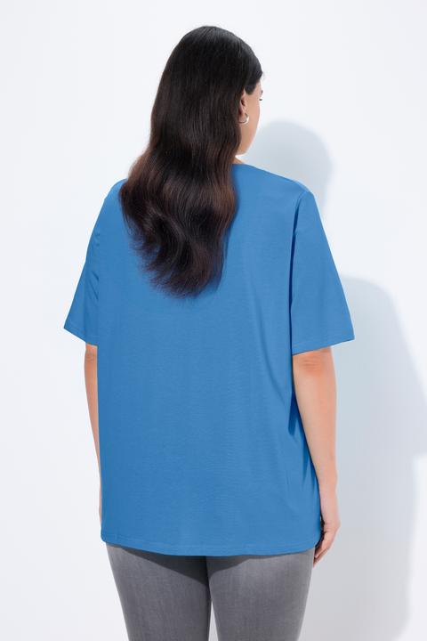 Actual product image Ulla Popken Essential V-Neck Stretch Tee (58)