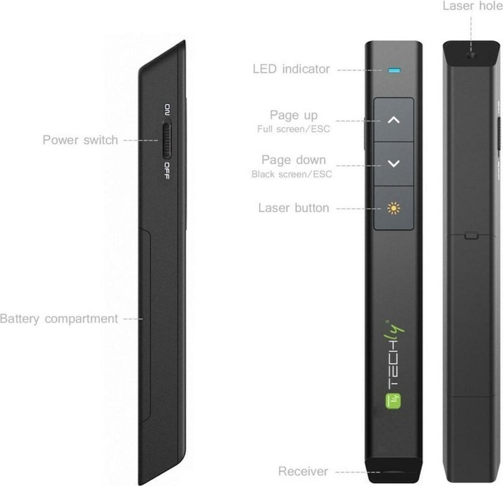 Actual product image Techly Itc laser26