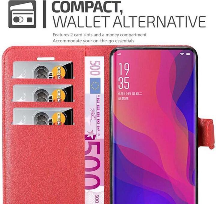 Image du produit Cadorabo Book avec fonction stand Cover (Oppo Find X)