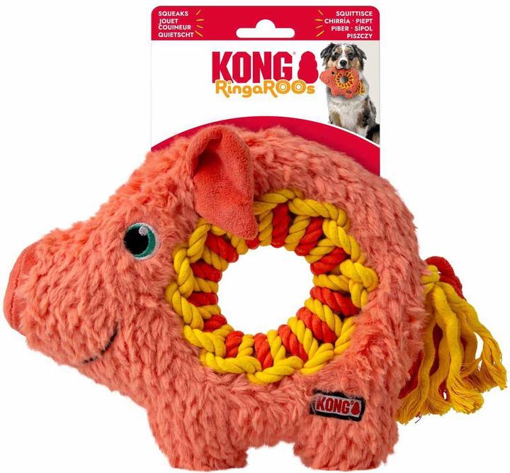 Immagine prodotto KONG Ringaroos Pig (Cane di peluche)