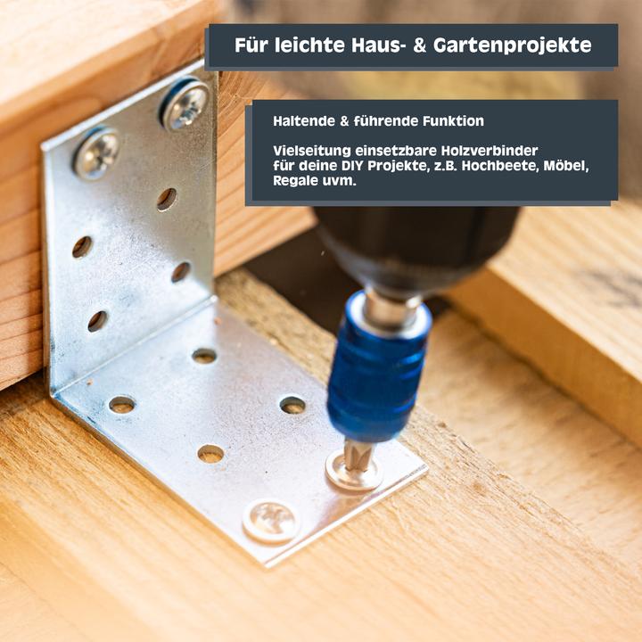 Image du produit Helpmate Equerre de plaque perforée (Angle de la tôle perforée, 24 pcs)