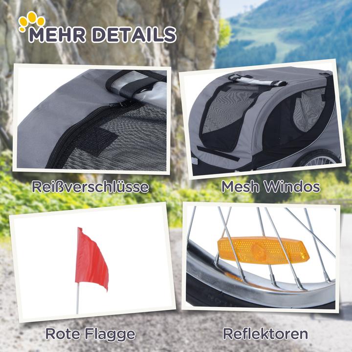 Image du produit PawHut Remorque pour animaux domestiques