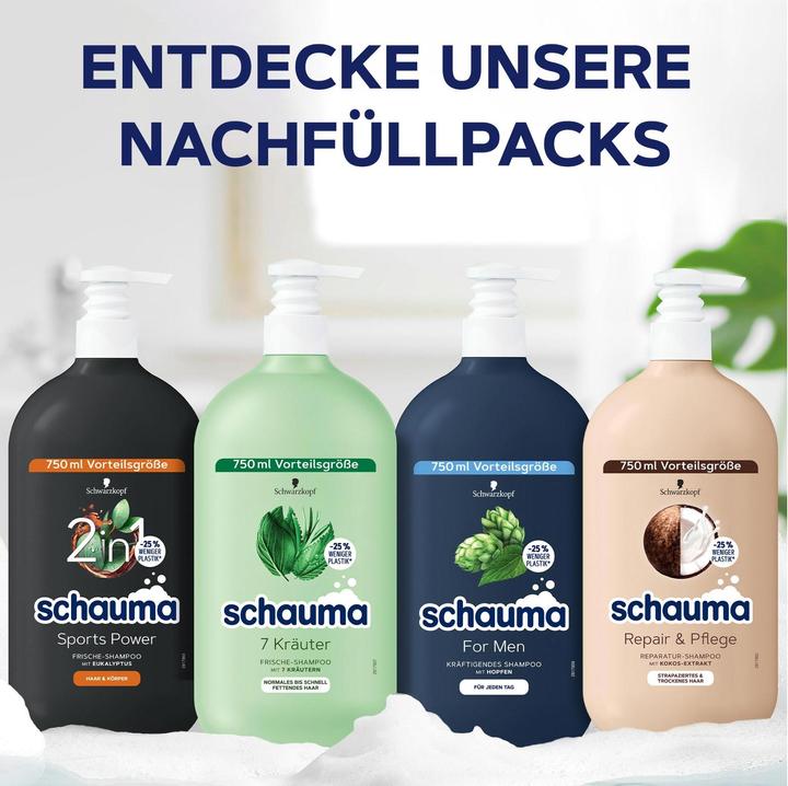 Actual product image Schauma For Men (750 ml, Liquid shampoo)