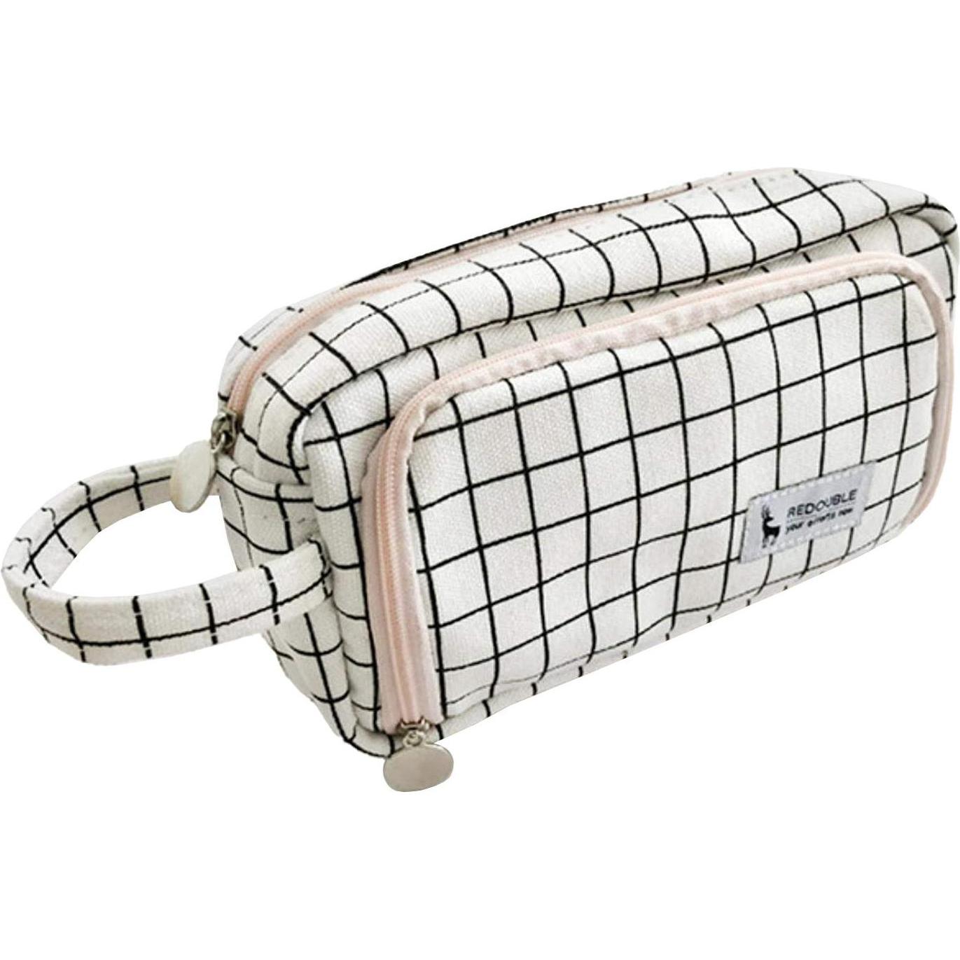 JTI, Etui, Federmäppchen aus Stoff - kariert