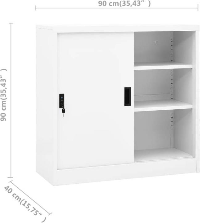 Actual product image vidaXL Büroschrank