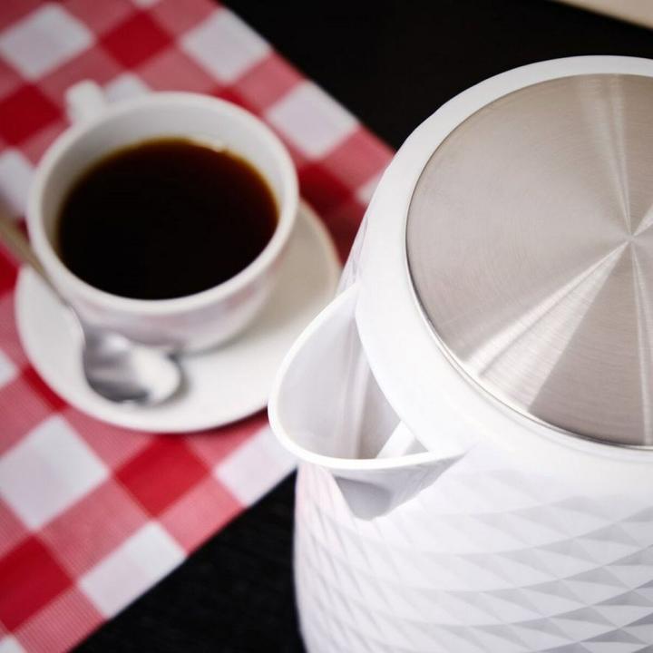 Actual product image Eldom C280B Electric kettle ELLI capacity 1 7 l power 2200 W black strix white (1.70 l)