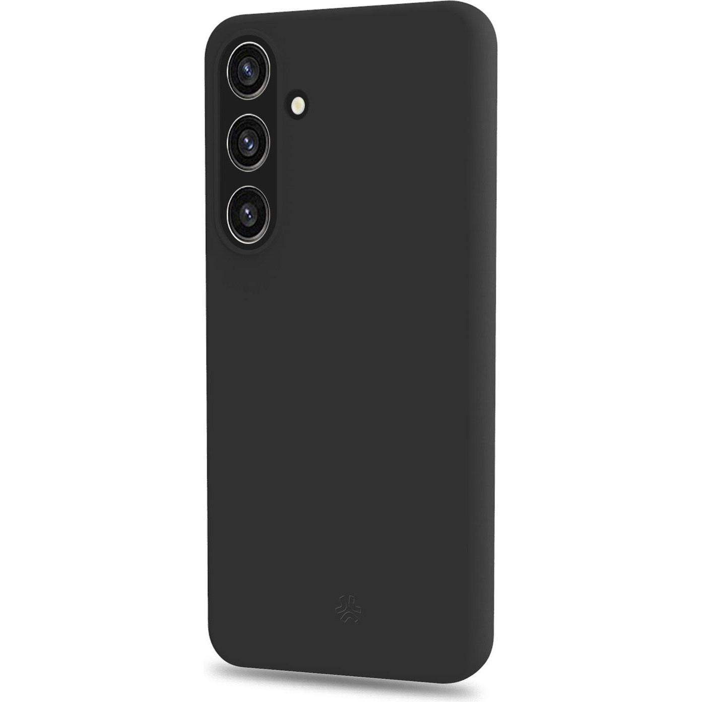 Celly Cromo Soft Rubber Cover 5G - Black (Samsung Galaxy S24+), Smartphone Hülle, Schwarz