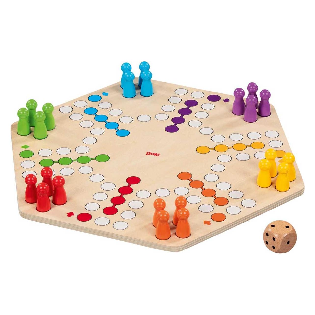Goki Ludo (Multilingual, 2 - 6 Spieler) (56298)