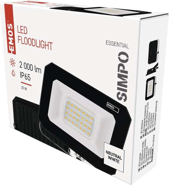 Produktbild Emos LED reflektor SIMPO 20 W neutralweiss (2000 lm)