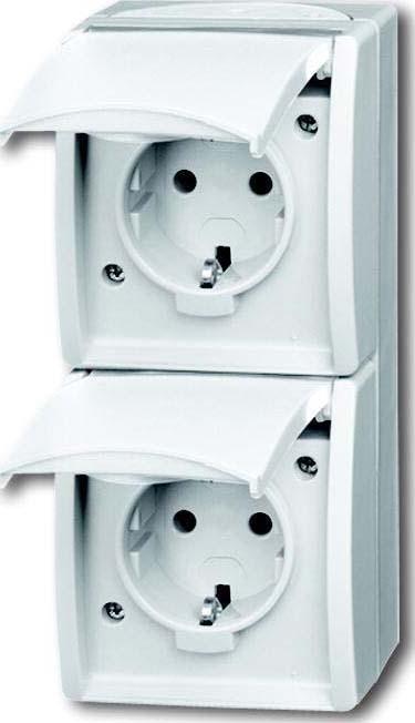 Actual product image Busch-Jaeger Socket,vertical,2gang