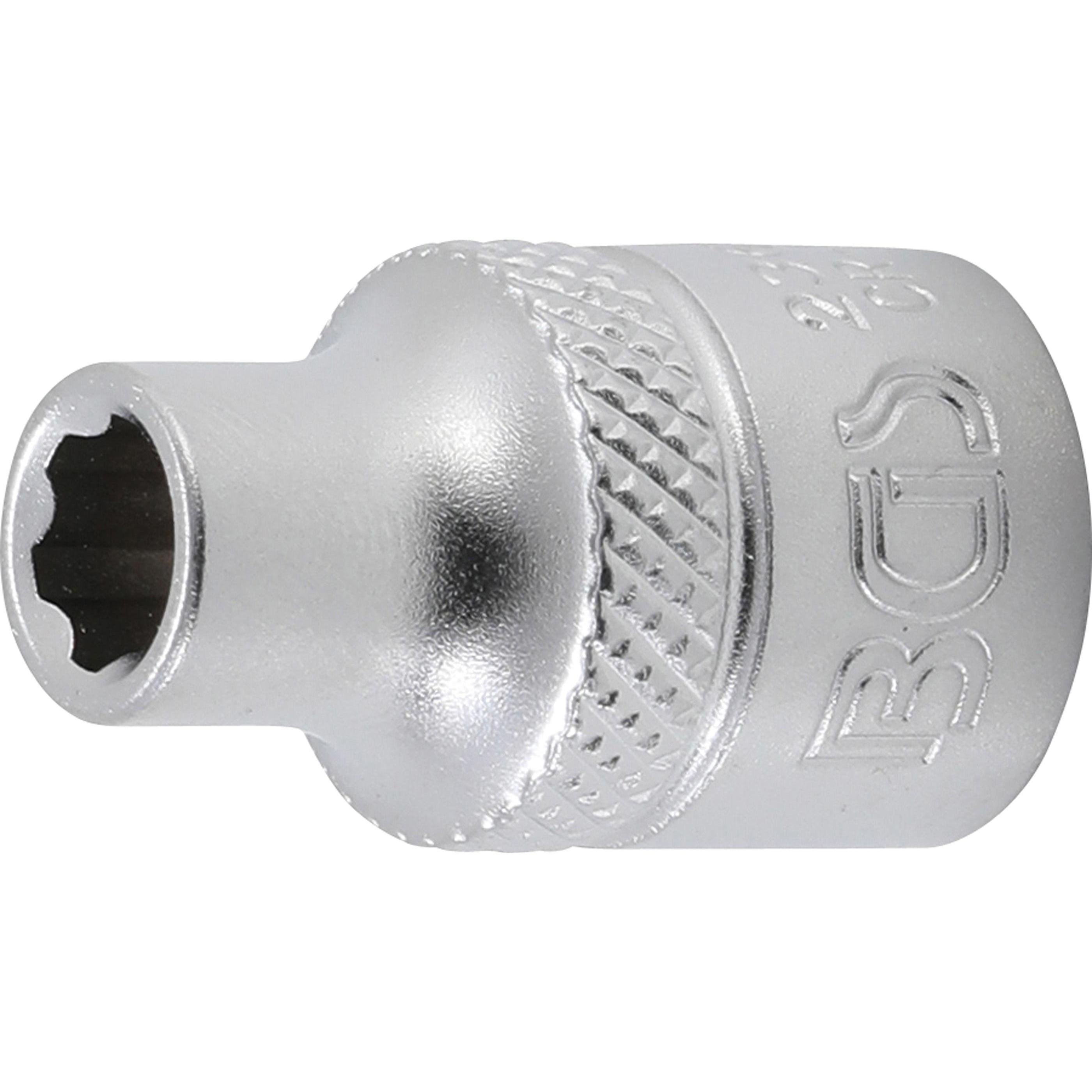 BGS, Steckschlüssel + Stecknuss, Steckschlüssel-Einsatz Super Lock Antrieb Innenvierkant 10 mm (3/8") SW 6 mm (6 mm)