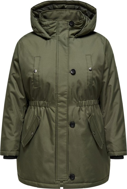 Only Kapuze Curve Jacke Langer Parka