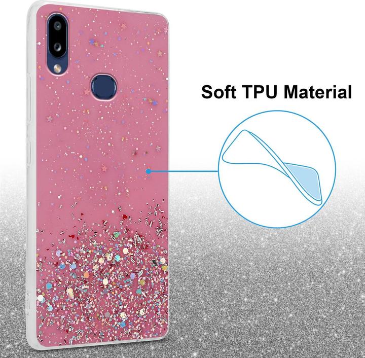 Produktbild Cadorabo TPU Cover funkelnder Glitter (Samsung Galaxy A10s, Samsung Galaxy M01s)