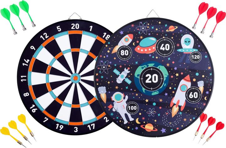 Produktbild Longfield Darts Magnetische Dartscheibe doppelseitig - Space