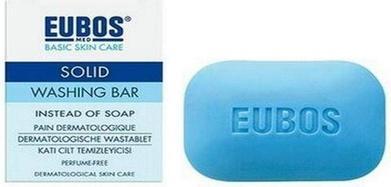 Actual product image Eubos Soap solid unscented blue (Soap lotion)