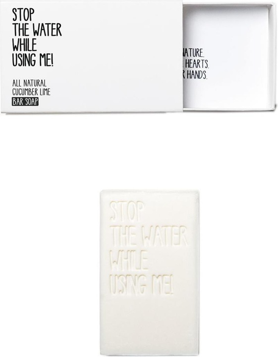 Stop The Water While Using Me! All Natural Body - Cucumber Lime Bar Soap (Hartseife)