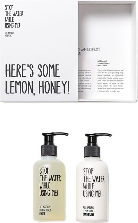 Produktbild Stop The Water While Using Me! All Natural Body - Lemon Honey Hand Kit (200 ml)