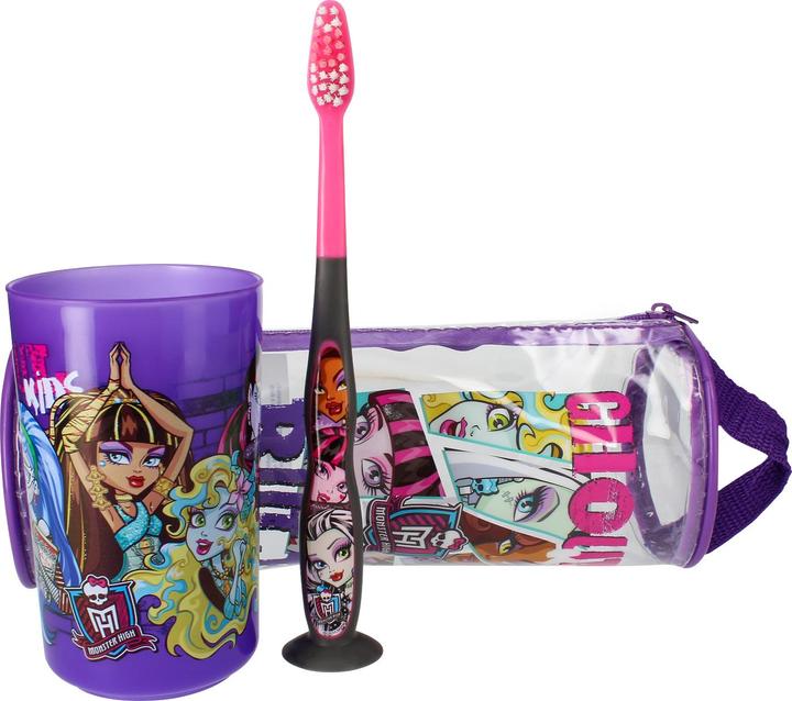 Actual product image Tinokou Monster High toothbrush set (Soft)