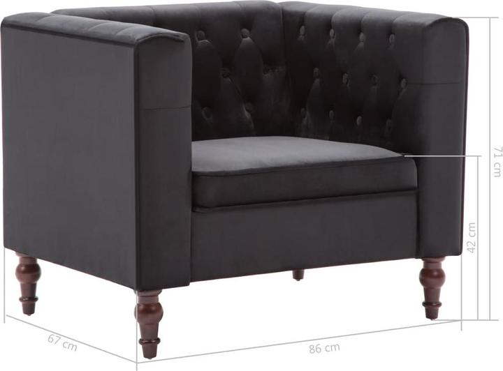 Actual product image vidaXL Sessel