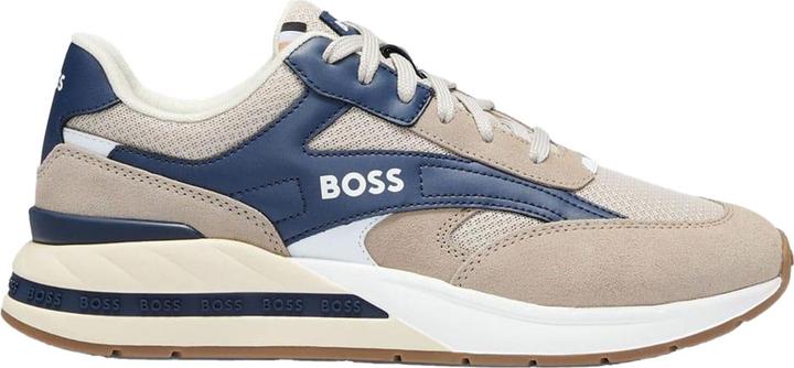 Actual product image BOSS Mens Kurt Leather Running Trainers (39.5)