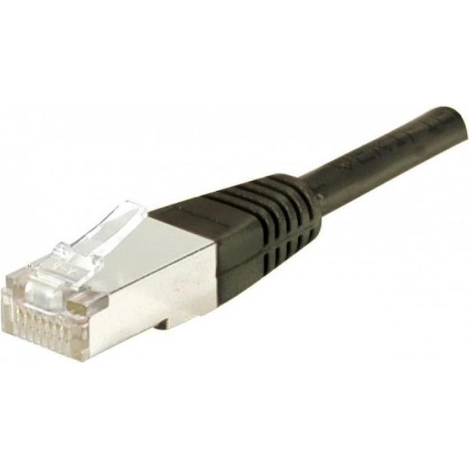 Dexlan Patchkabel Cat. 6A, S/FTP, Kupfer, PoE, schwarz, 25,0 m 10-Gigabit-fähiges Patchkabel mit besonders (S/FTP, CAT6a...