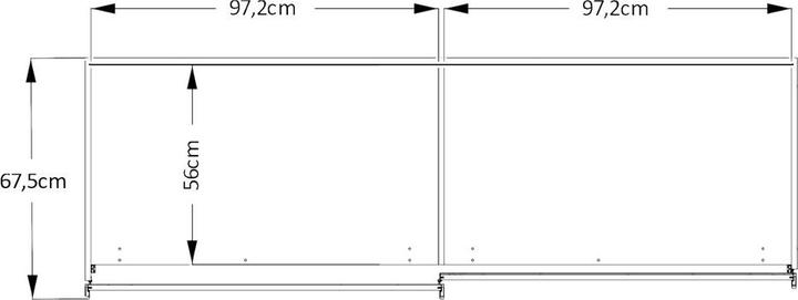 Immagine prodotto Moderano Primo (200 x 68 x 222 cm)