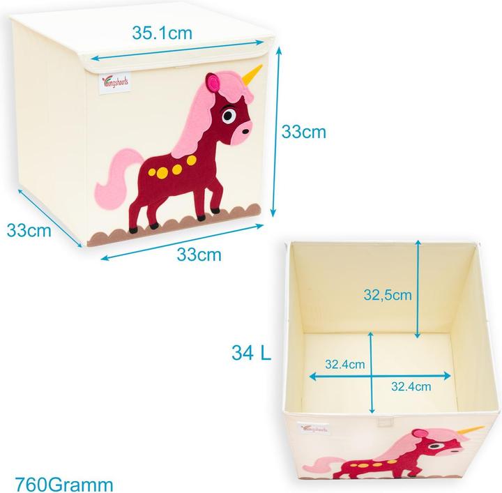 Actual product image Intirilife Storage box with lid for children (33.50 cm)