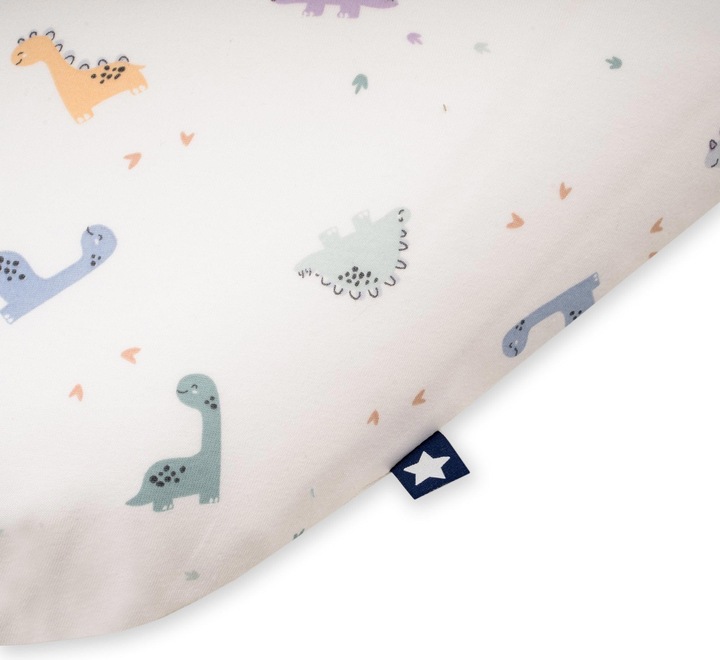 Image du produit Julius Zöllner Coussin d'allaitement en jersey - 190 - Little Dinos (76 cm)
