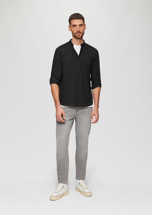 Immagine prodotto s.Oliver Hemd Regular Fit: Leichtes Baumwollhemd mit Struktur (S)