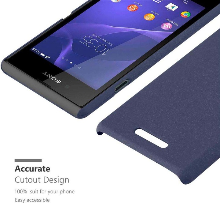 Produktbild Cadorabo Hard Cover Frosty Cover (Sony Xperia E3)