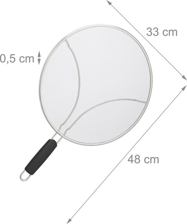 Produktbild Relaxdays Spritzschutz (33 cm, Kunststoff, Metall)