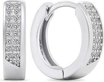 Produktbild Brilio Silver - Sparkling silver earrings with zircons EA556W