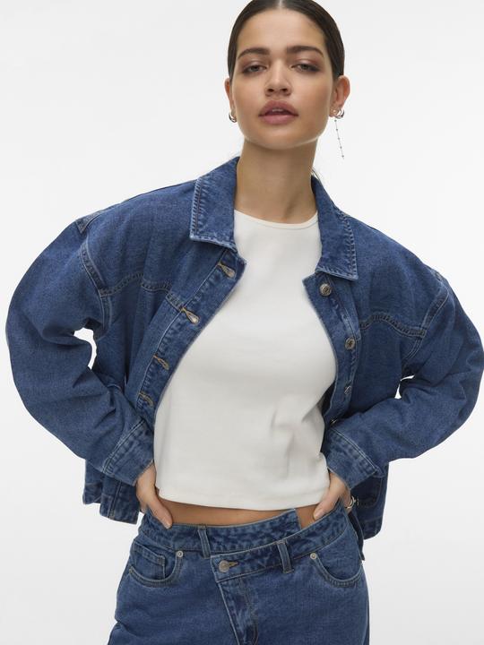 Actual product image Vero Moda Vmjamie Ls Denim Shacket Mix Ga Noos (S)