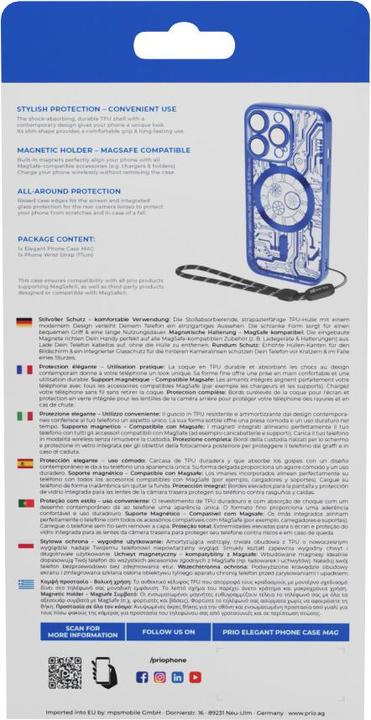 Actual product image prio Elegant mobile phone case for iPhone 14 Pro Max blue (Apple iPhone 14 Pro Max)