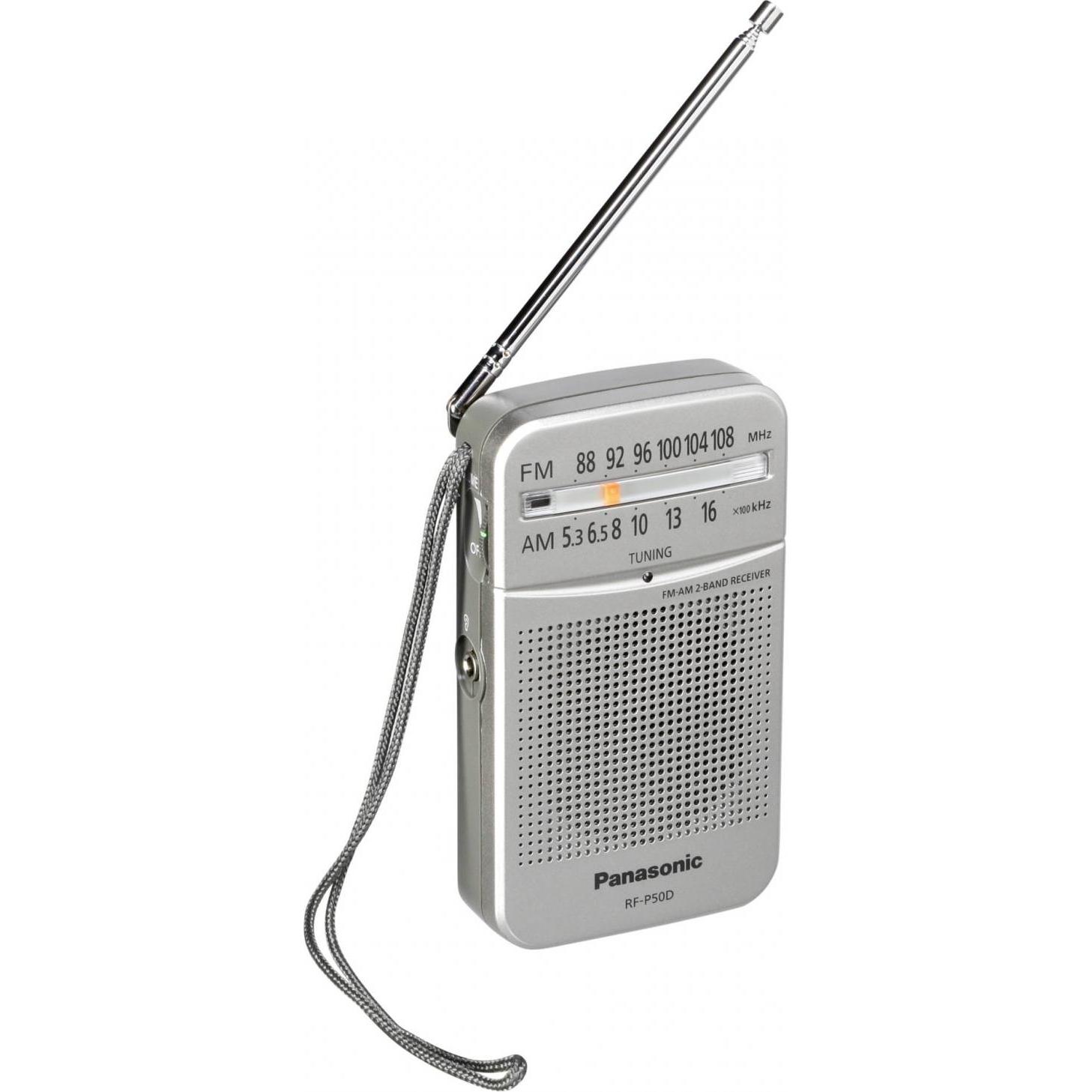 Panasonic RF-P50DEG-S (FM), Radio, Grau