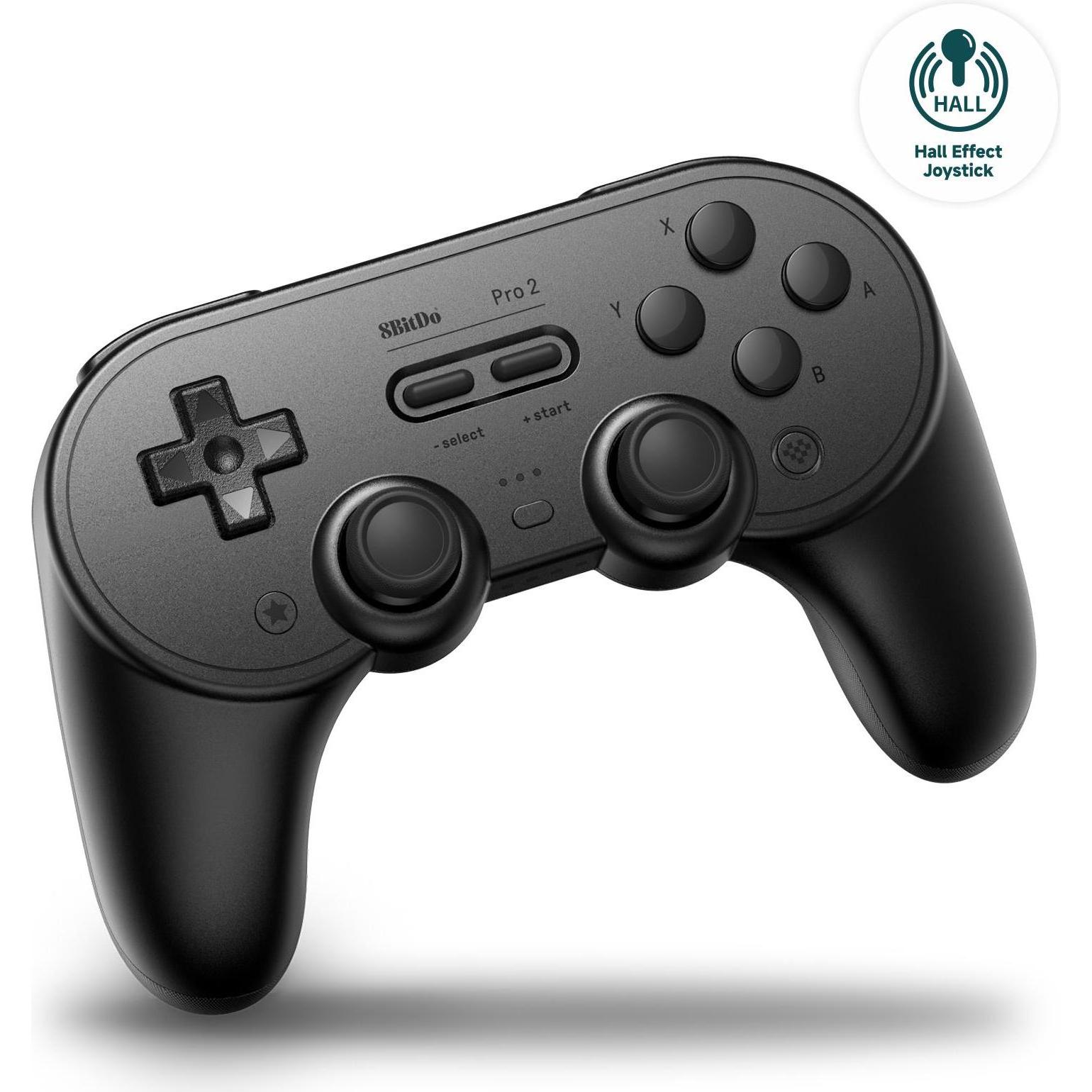 8bitdo SN30 Pro (Switch, iOS, Mac, Android), Controller gaming, Nero
