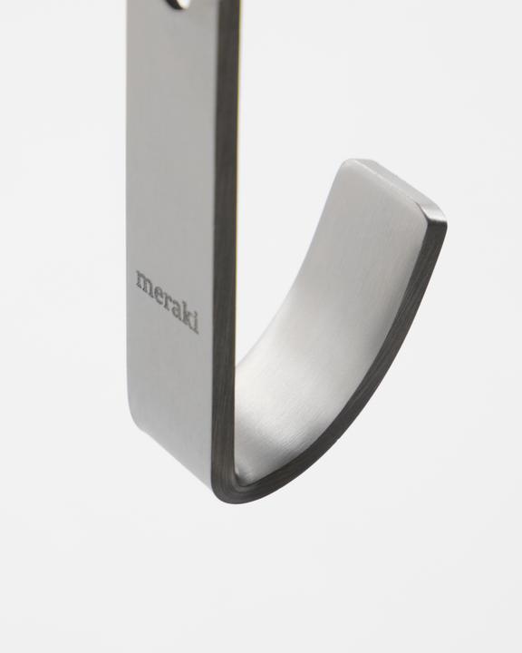 Productafbeelding Meraki Haak, Thapsus, Geborsteld zilveren afwerking