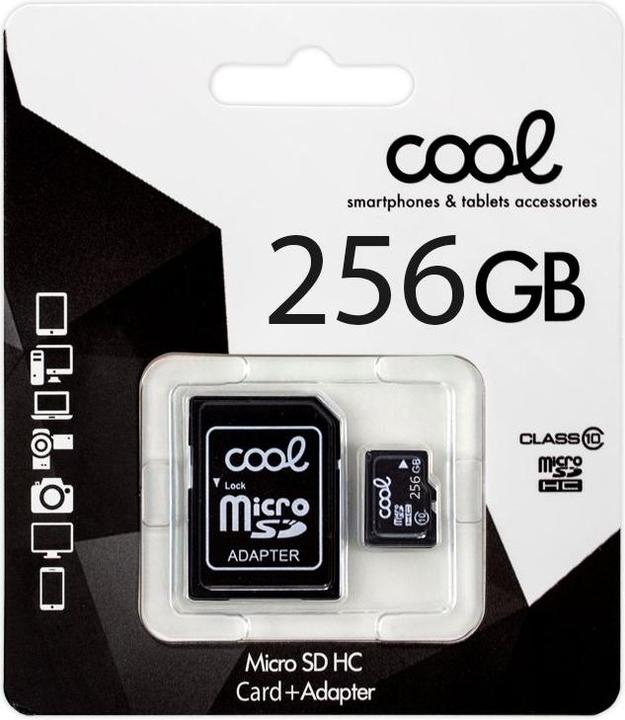 Actual product image Cool 8434847053974 (256 GB, microSD)